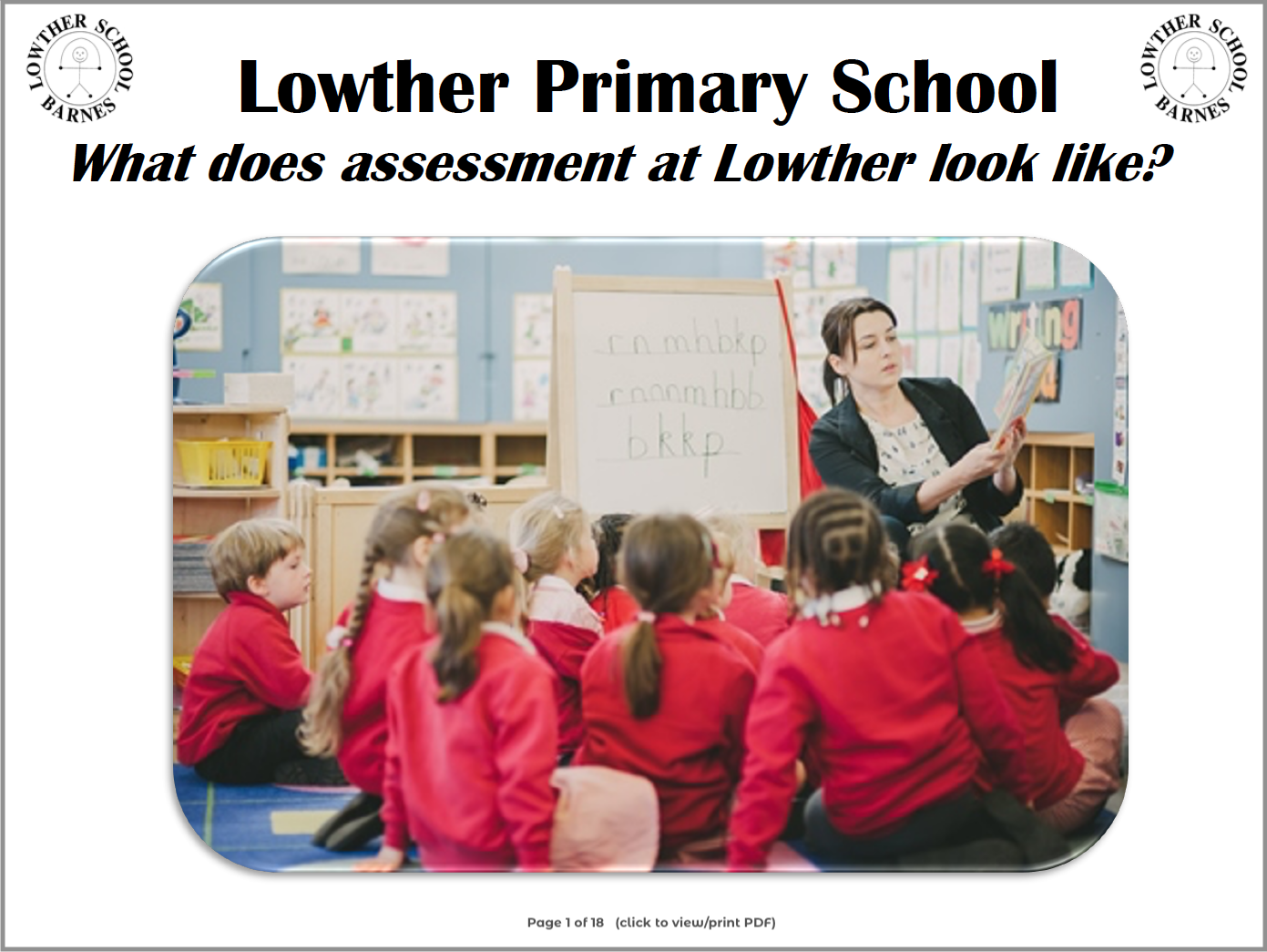 Lowther Assessment for Parents